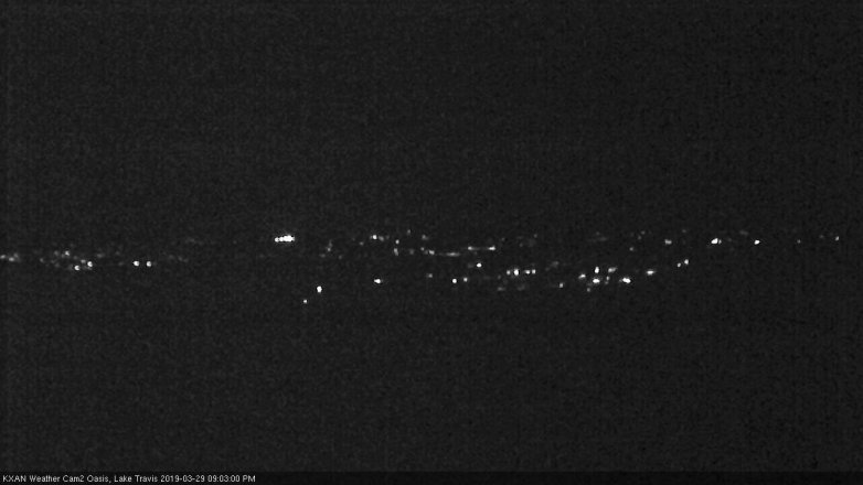 Lake Travis webcam, March 29, 2019 8:05 PM CT