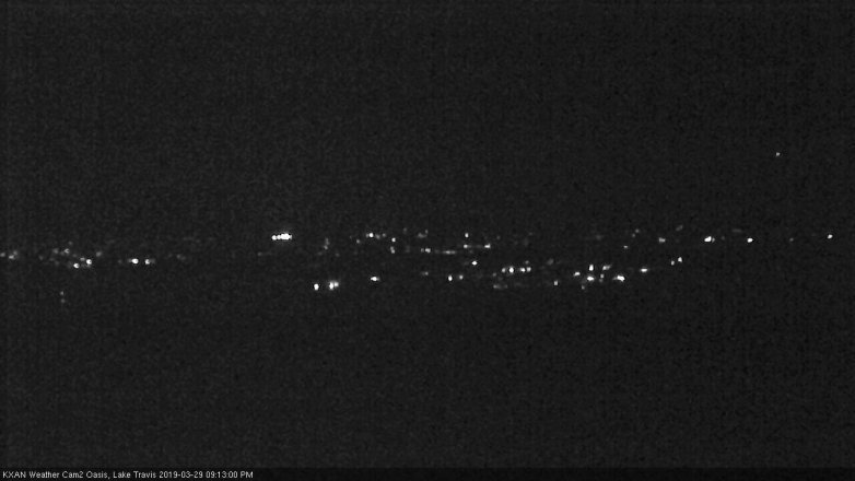 Lake Travis webcam, March 29, 2019 8:15 PM CT