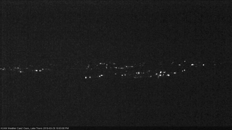 Lake Travis webcam, March 29, 2019 9:05 PM CT
