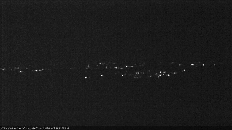 Lake Travis webcam, March 29, 2019 9:15 PM CT