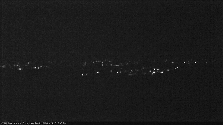 Lake Travis webcam, March 29, 2019 9:20 PM CT