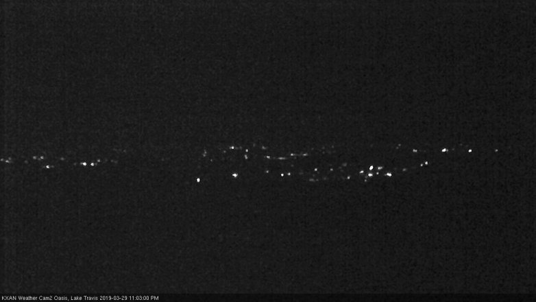 Lake Travis webcam, March 29, 2019 10:05 PM CT