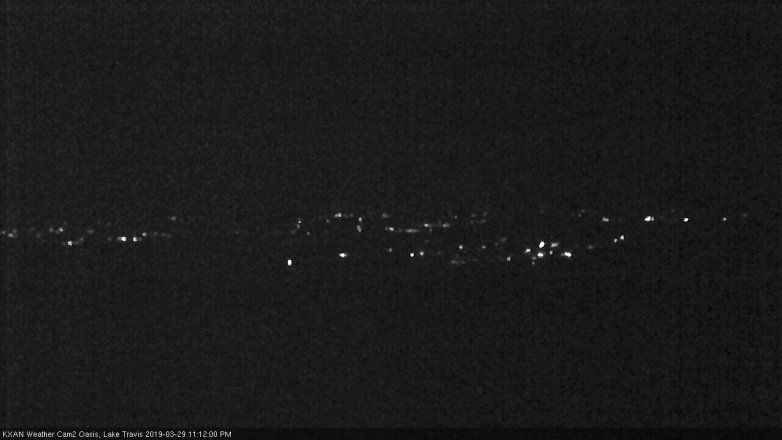 Lake Travis webcam, March 29, 2019 10:15 PM CT