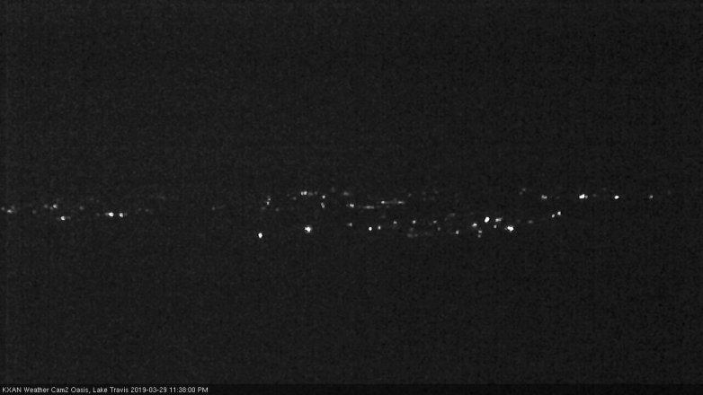 Lake Travis webcam, March 29, 2019 10:40 PM CT