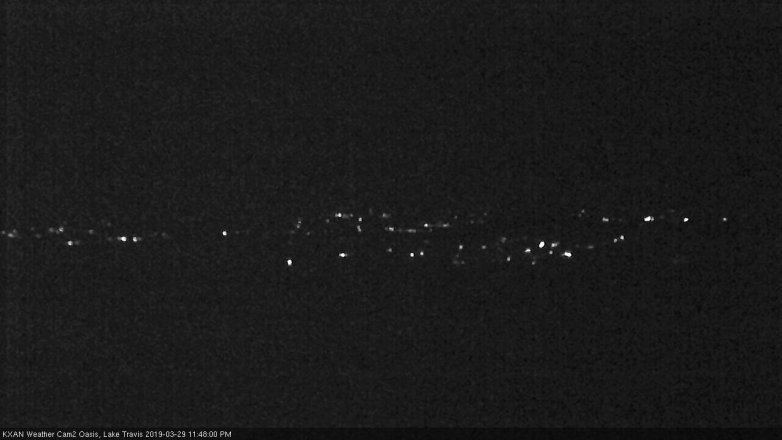 Lake Travis webcam, March 29, 2019 10:50 PM CT