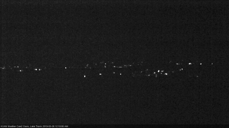 Lake Travis webcam, March 29, 2019 11:20 PM CT
