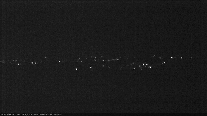 Lake Travis webcam, March 29, 2019 11:25 PM CT