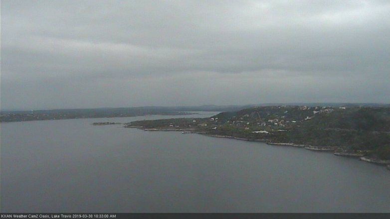 Lake Travis webcam, March 30, 2019 9:35 AM CT