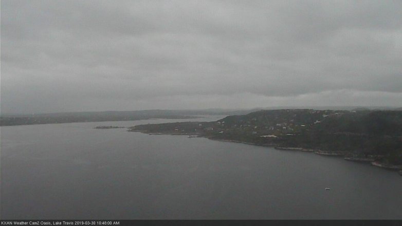 Lake Travis webcam, March 30, 2019 9:50 AM CT
