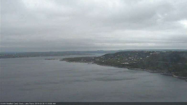 Lake Travis webcam, March 30, 2019 10:20 AM CT