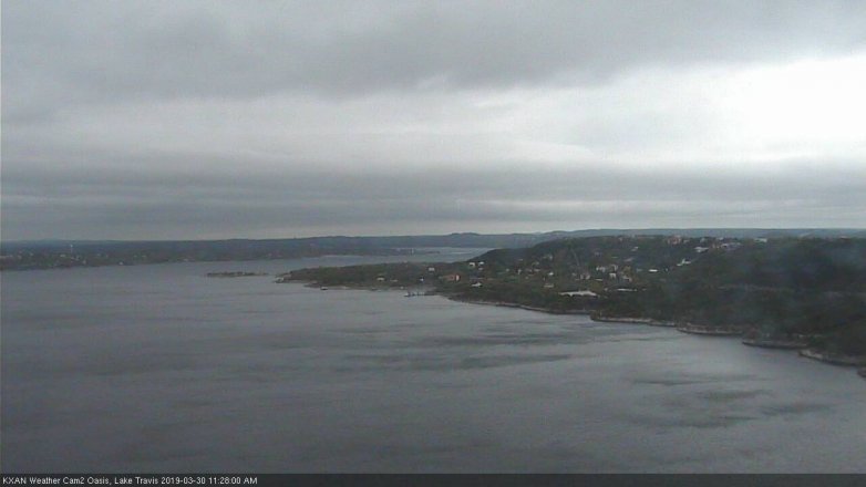 Lake Travis webcam, March 30, 2019 10:30 AM CT