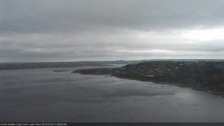 Lake Travis webcam, March 30, 2019 10:40 AM CT