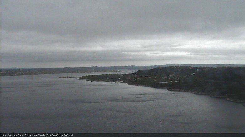 Lake Travis webcam, March 30, 2019 10:45 AM CT