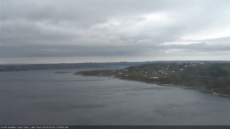 Lake Travis webcam, March 30, 2019 10:50 AM CT