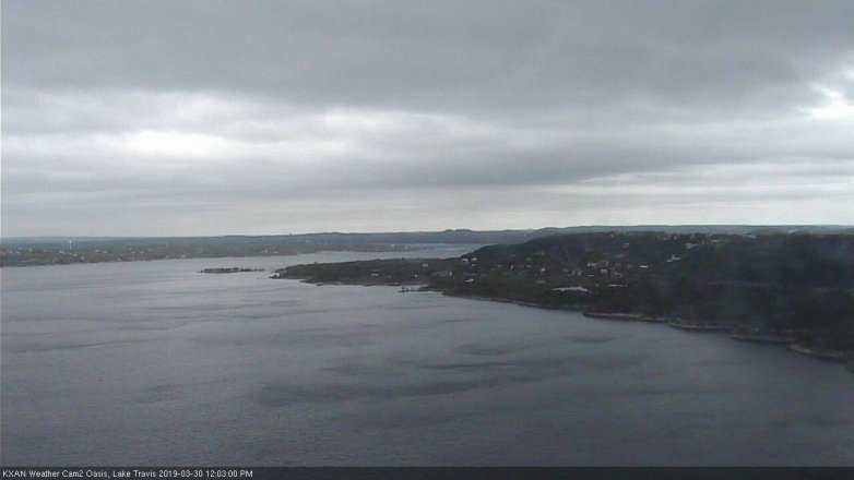 Lake Travis webcam, March 30, 2019 11:05 AM CT