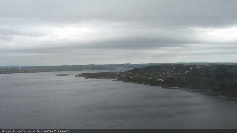 Lake Travis webcam, March 30, 2019 11:10 AM CT
