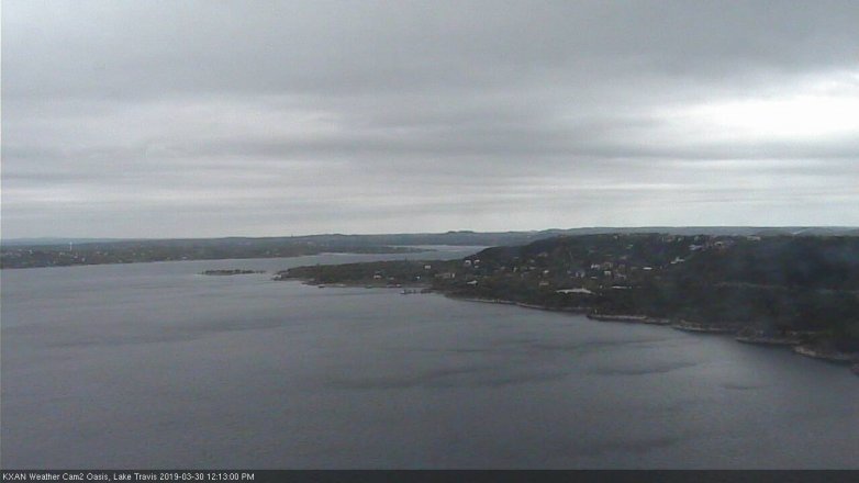 Lake Travis webcam, March 30, 2019 11:15 AM CT