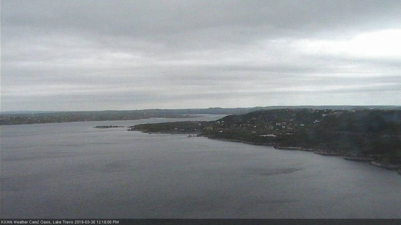 Lake Travis webcam, March 30, 2019 11:20 AM CT