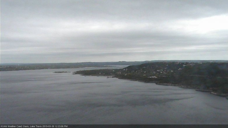 Lake Travis webcam, March 30, 2019 11:25 AM CT