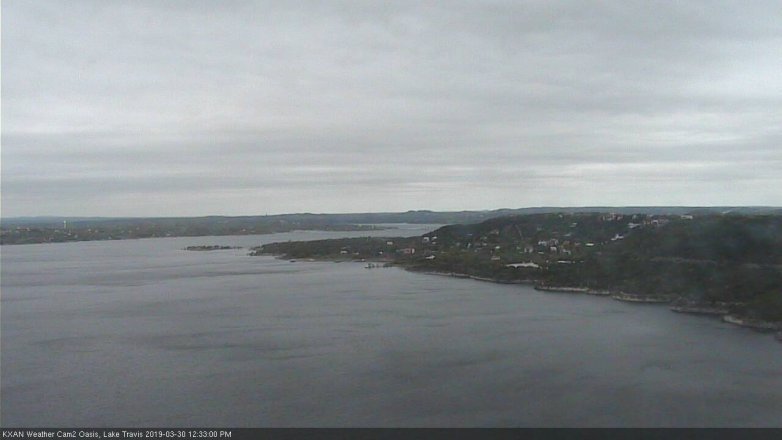 Lake Travis webcam, March 30, 2019 11:35 AM CT