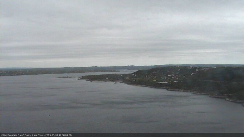 Lake Travis webcam, March 30, 2019 11:40 AM CT