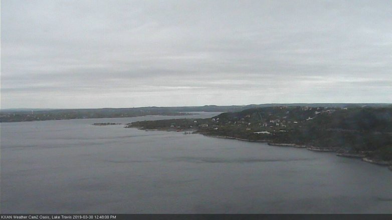 Lake Travis webcam, March 30, 2019 11:50 AM CT