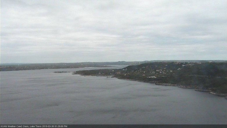 Lake Travis webcam, March 30, 2019 12:30 PM CT
