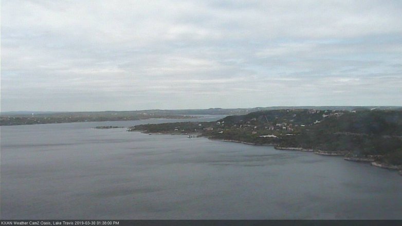 Lake Travis webcam, March 30, 2019 12:40 PM CT
