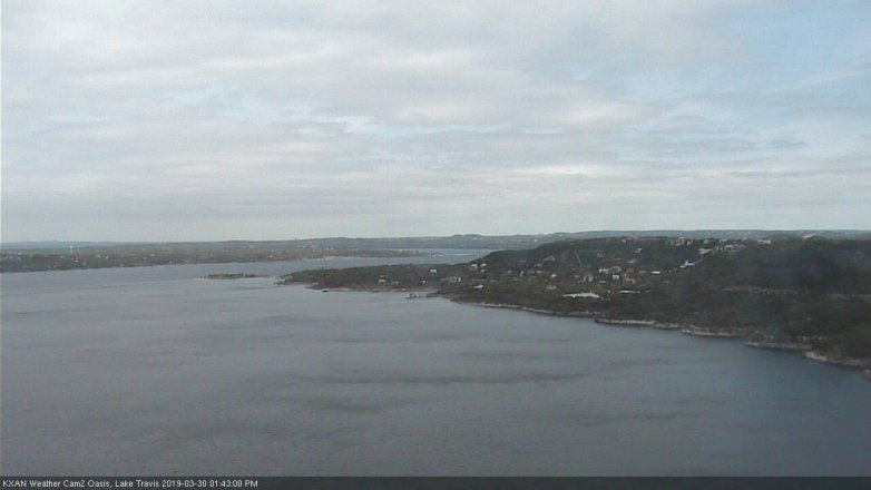Lake Travis webcam, March 30, 2019 12:45 PM CT