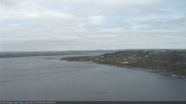 Lake Travis webcam, March 30, 2019 12:50 PM CT
