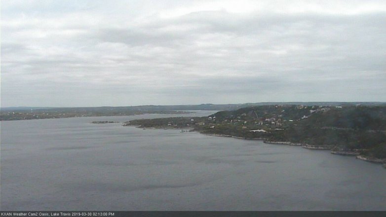Lake Travis webcam, March 30, 2019 1:15 PM CT