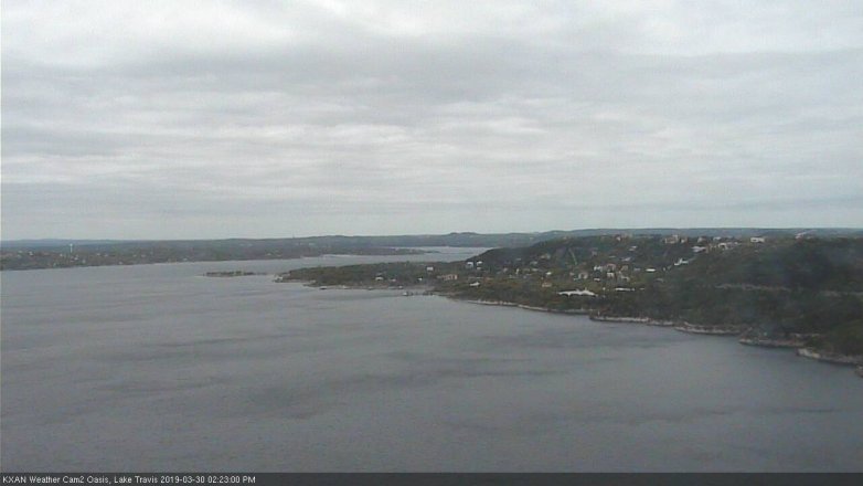 Lake Travis webcam, March 30, 2019 1:25 PM CT