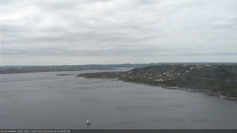 Lake Travis webcam, March 30, 2019 1:50 PM CT