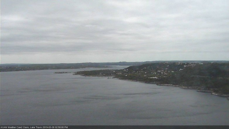 Lake Travis webcam, March 30, 2019 2:00 PM CT
