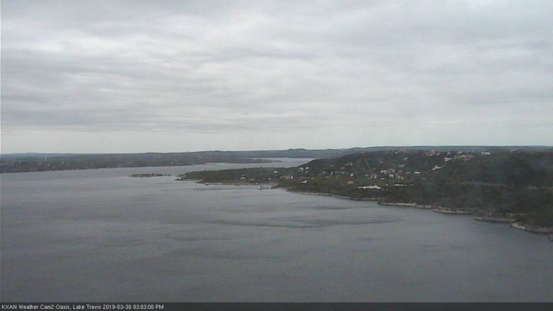 Lake Travis webcam, March 30, 2019 2:05 PM CT