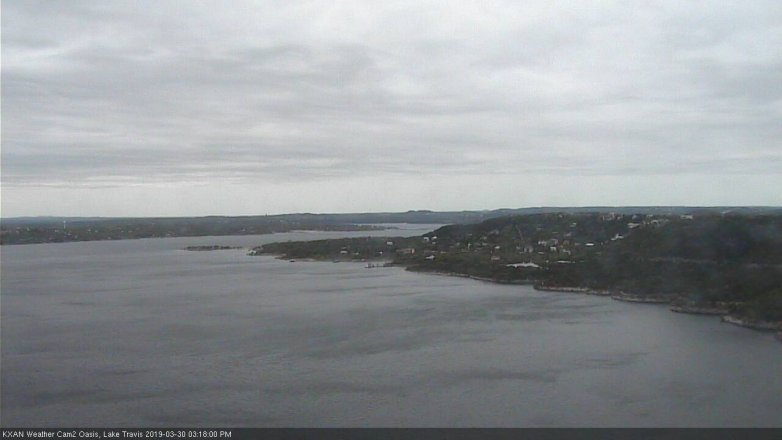Lake Travis webcam, March 30, 2019 2:20 PM CT