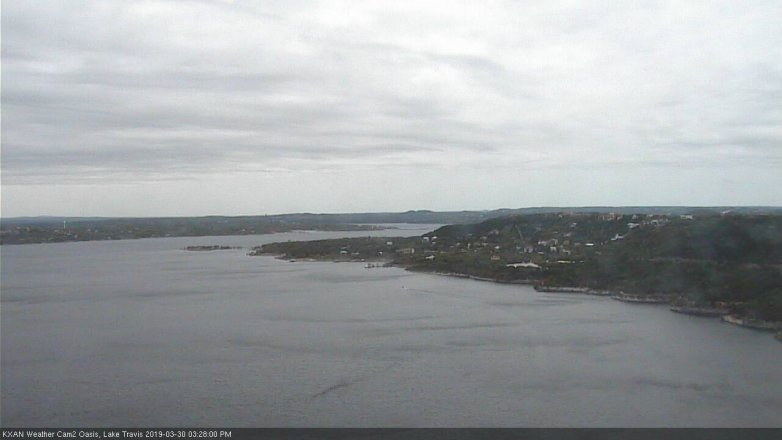 Lake Travis webcam, March 30, 2019 2:30 PM CT