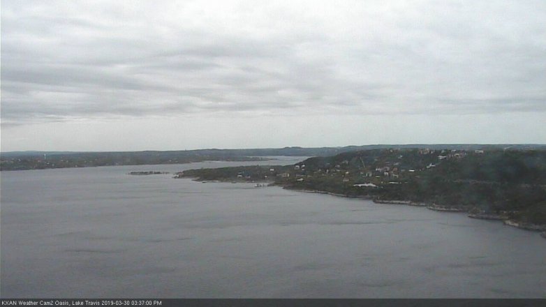 Lake Travis webcam, March 30, 2019 2:40 PM CT