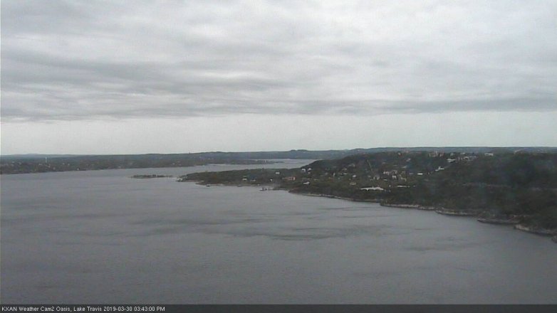 Lake Travis webcam, March 30, 2019 2:45 PM CT