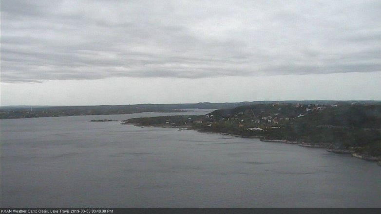 Lake Travis webcam, March 30, 2019 2:50 PM CT