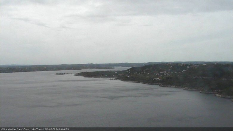 Lake Travis webcam, March 30, 2019 3:25 PM CT