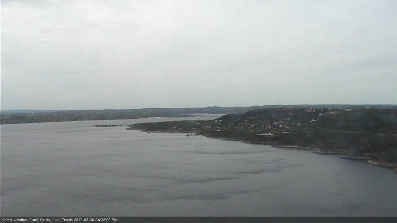 Lake Travis webcam, March 30, 2019 3:30 PM CT