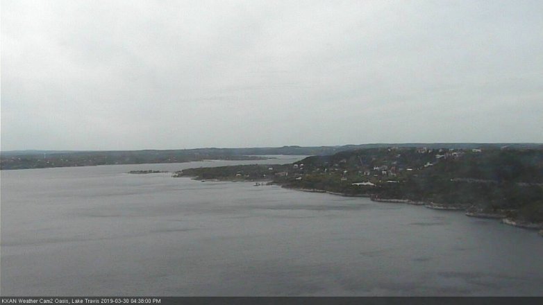 Lake Travis webcam, March 30, 2019 3:40 PM CT