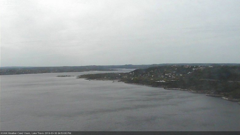 Lake Travis webcam, March 30, 2019 3:55 PM CT