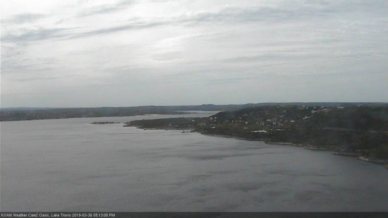 Lake Travis webcam, March 30, 2019 4:15 PM CT