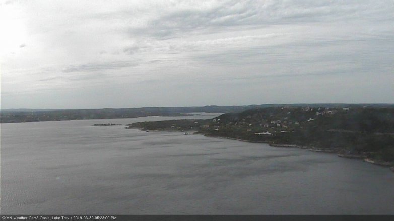 Lake Travis webcam, March 30, 2019 4:25 PM CT