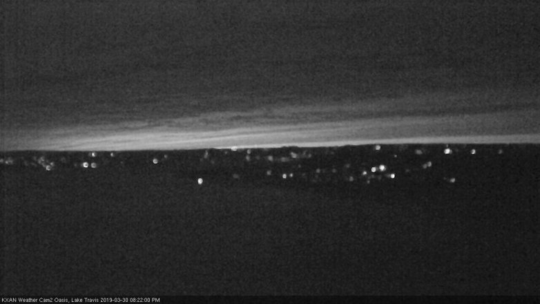 Lake Travis webcam, March 30, 2019 7:25 PM CT