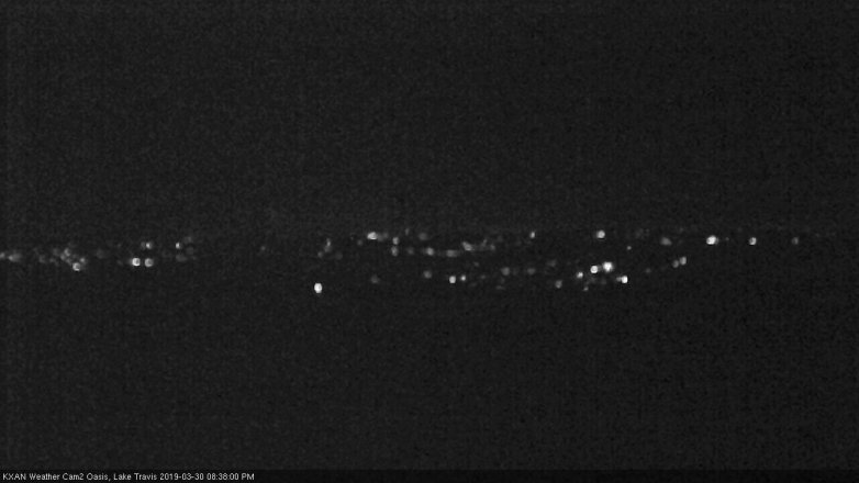 Lake Travis webcam, March 30, 2019 7:40 PM CT