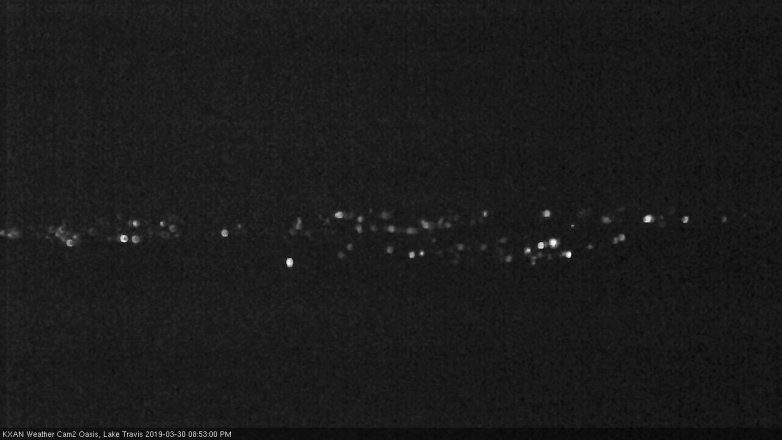 Lake Travis webcam, March 30, 2019 7:55 PM CT
