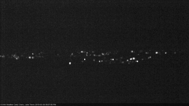 Lake Travis webcam, March 30, 2019 8:10 PM CT